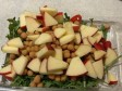 insalata di ceci con peperoni e mela