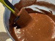 torta al cacao vegana in friggitrice torta al cacao vegana in friggitrice