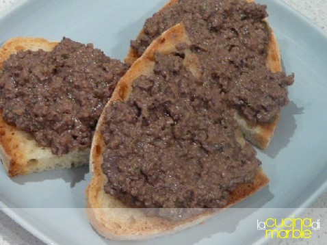 crostini di fegatini toscani