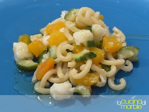 pasta con zucca, zucchine e cavolfiore pasta con zucca, zucchine e cavolfiore