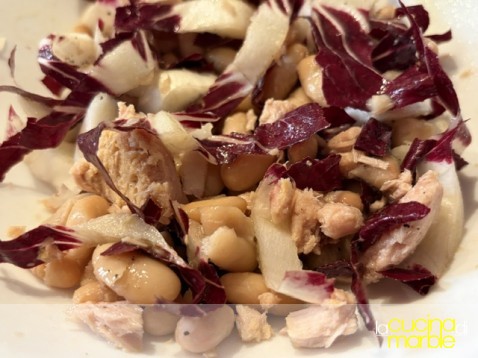 radicchio trevisano con tonno e fagioli radicchio trevisano con tonno e fagioli