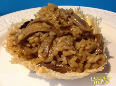 risotto ai funghi porcini secchi