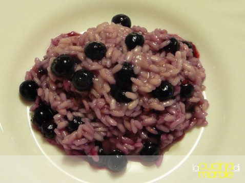 risotto ai mirtilli