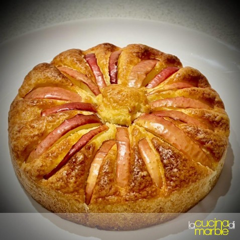 torta di mele light in friggitrice