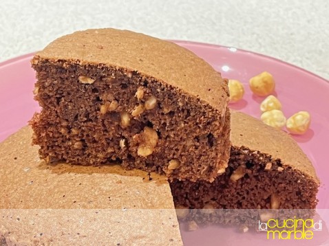 torta nocciole e cacao in friggitrice
