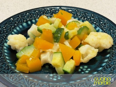 zucca con zucchine e cavolfiore zucca con zucchine e cavolfiore